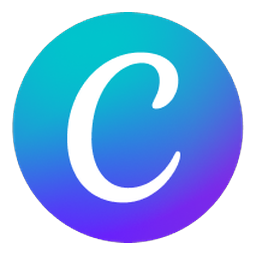 Logo do Canva (plano grátis)