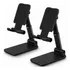 Kit 2 Suportes Celular Tablet De Mesa Ajustável Dobrável