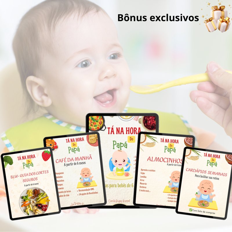 Receitas para Bebês – de 6 a 12 meses